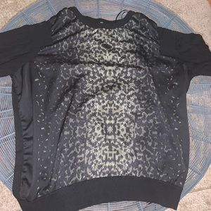 Women’s H&M animal print Long Sleeve Shirt